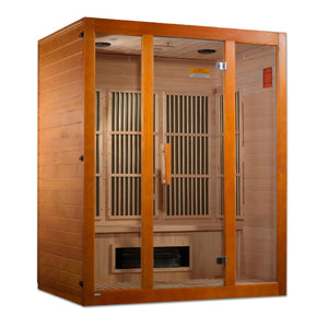 Maxxus Alpine Dual Tech 3 person Low EMF FAR Infrared Sauna - Grand Alfresco