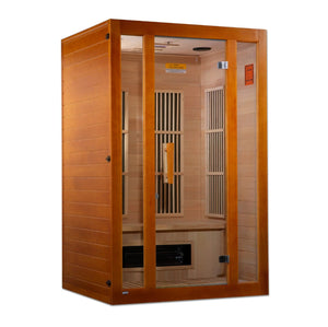 Maxxus Aspen Dual Tech 2 person Low EMF FAR Infrared Sauna - Grand Alfresco