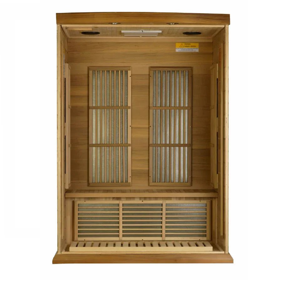 Maxxus Cholet Edition 2 Person Near Zero EMF FAR Infrared Sauna - Grand Alfresco