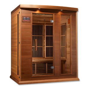 Maxxus Low EMF FAR Infrared Sauna Canadian Red Cedar MX - K306 - 01 CED - Grand Alfresco