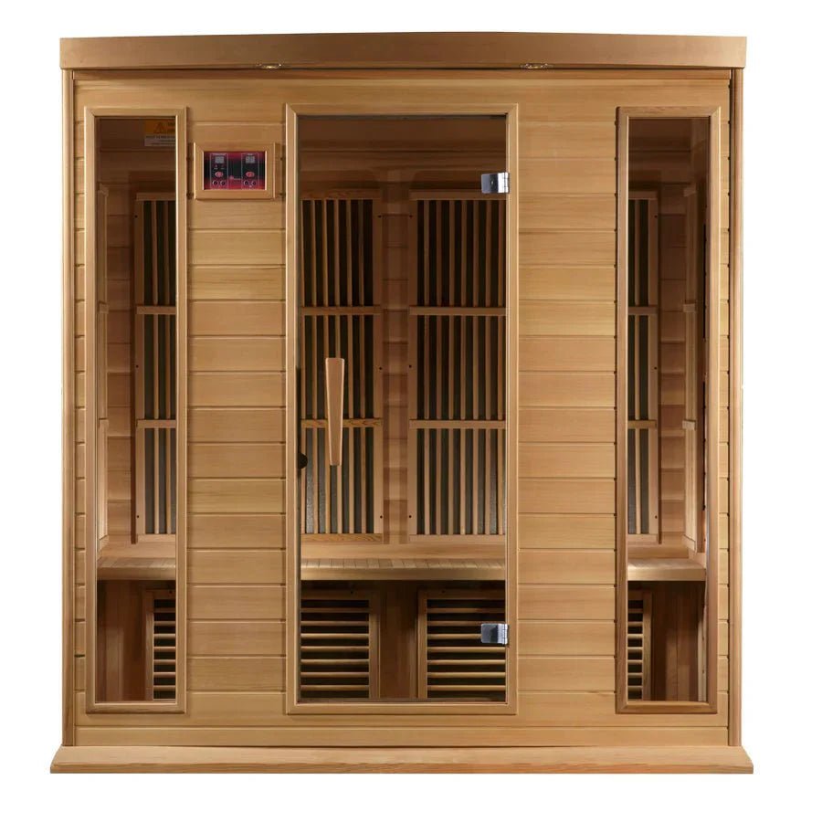 Maxxus Low EMF FAR Infrared Sauna Canadian Red Cedar MX - K406 - 01 CED - Grand Alfresco