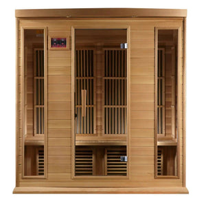 Maxxus Low EMF FAR Infrared Sauna Canadian Red Cedar MX - K406 - 01 CED - Grand Alfresco