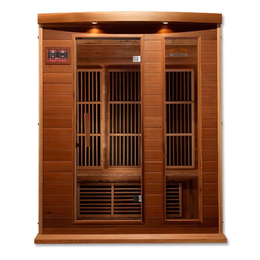 Maxxus Montilemar Edition 3 Person Near Zero EMF FAR Infrared Sauna - Grand Alfresco