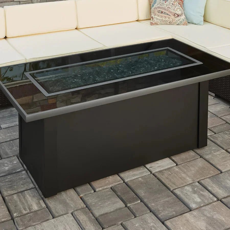 Monte Carlo Linear Gas Fire Pit Table - Grand Alfresco