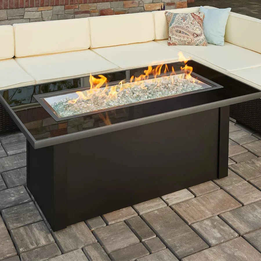 Monte Carlo Linear Gas Fire Pit Table - Grand Alfresco