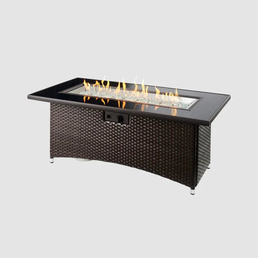 Montego Linear Gas Fire Pit Table - Grand Alfresco