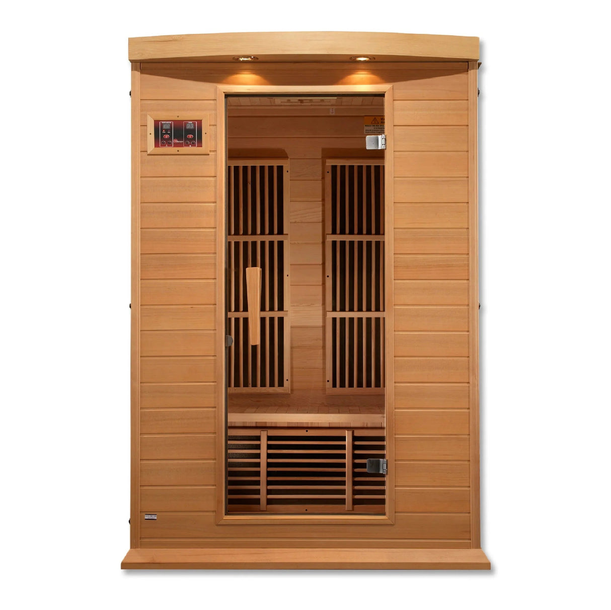 MX - K206 - 01 Maxxus Low EMF FAR Infrared Sauna Canadian Hemlock - Grand Alfresco