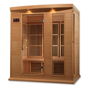 MX - K306 - 01 Maxxus Low EMF FAR Infrared Sauna Canadian Hemlock - Grand Alfresco