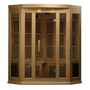 MX - K356 - 01 Maxxus Low EMF FAR Infrared Sauna Canadian Hemlock - Grand Alfresco