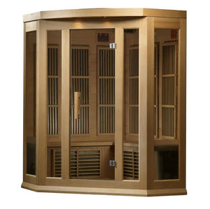 MX - K356 - 01 Maxxus Low EMF FAR Infrared Sauna Canadian Hemlock - Grand Alfresco