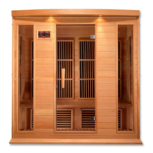 MX - K406 - 01 Maxxus Low EMF FAR Infrared Sauna Canadian Hemlock - Grand Alfresco