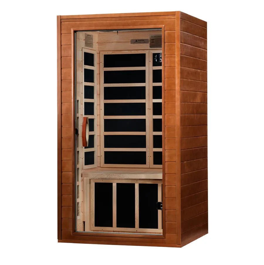 New 2023 Model Avila 1 - 2 Person Ultra Low EMF FAR Infrared Sauna - Grand Alfresco