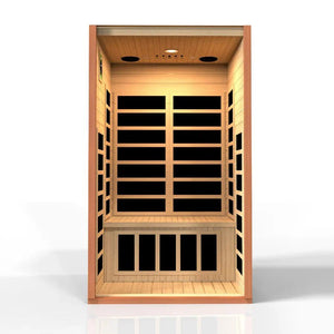 New 2023 Model Avila 1 - 2 Person Ultra Low EMF FAR Infrared Sauna - Grand Alfresco