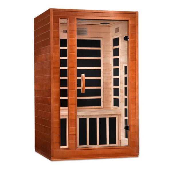 New 2023 Model Cardoba 2 Person Ultra Low EMF FAR Infrared Sauna - Grand Alfresco