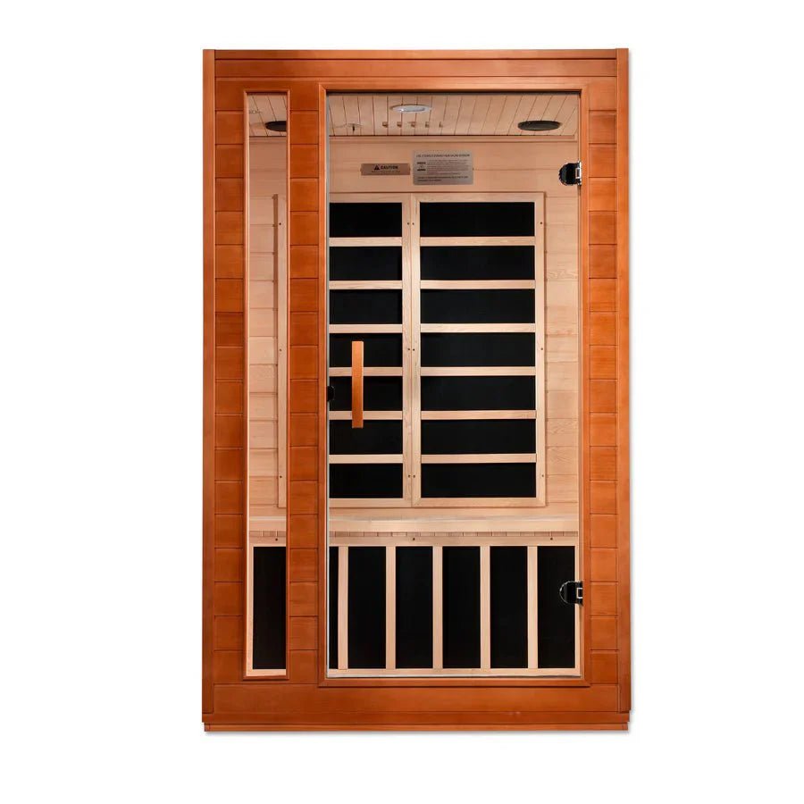 New 2023 Model Cardoba 2 Person Ultra Low EMF FAR Infrared Sauna - Grand Alfresco