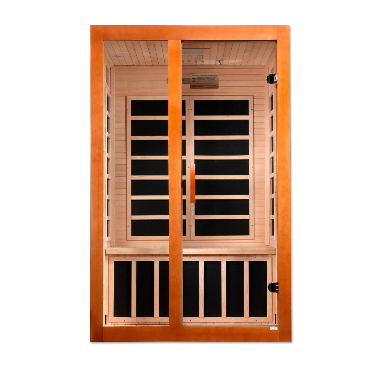 New 2023 Model Santiago 2 Person Ultra Low EMF FAR Infrared Sauna - Grand Alfresco