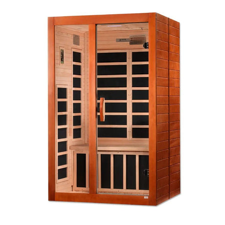 New 2023 Model Santiago 2 Person Ultra Low EMF FAR Infrared Sauna - Grand Alfresco