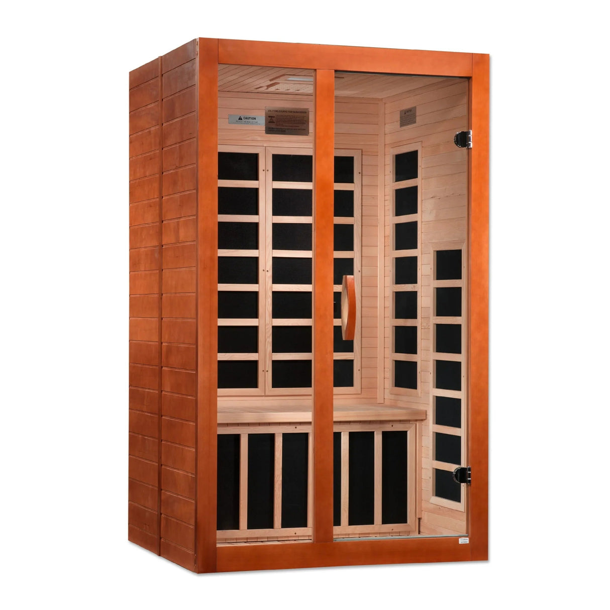 New 2023 Model Santiago 2 Person Ultra Low EMF FAR Infrared Sauna - Grand Alfresco