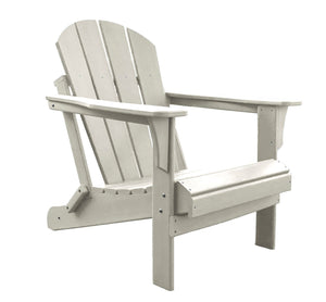 Panama Jack Polyresin Folding Teal Adirondack Chair - Grand Alfresco