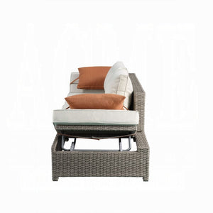 Patio Sofa W/2 Pillows & Ottoman - Grand Alfresco