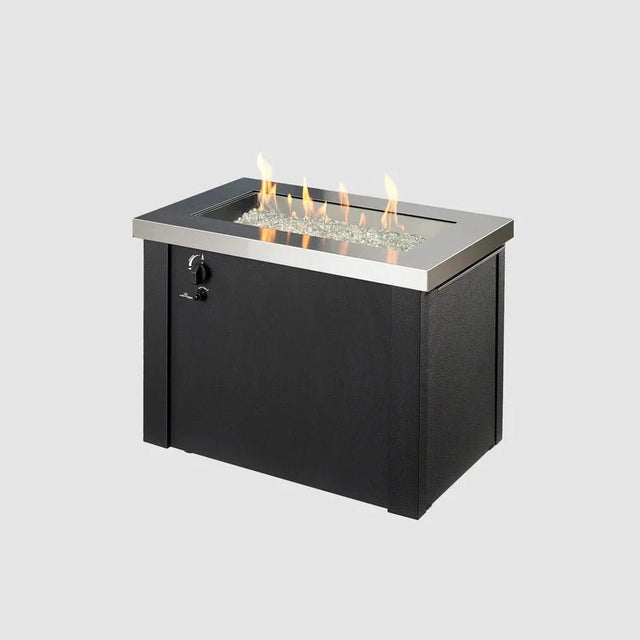 Providence Rectangular Gas Fire Pit Table - Grand Alfresco