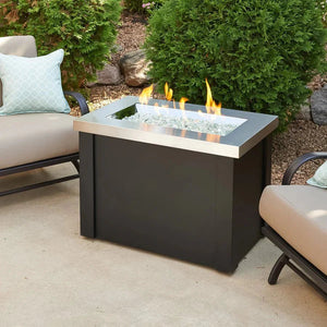 Providence Rectangular Gas Fire Pit Table - Grand Alfresco