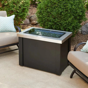 Providence Rectangular Gas Fire Pit Table - Grand Alfresco