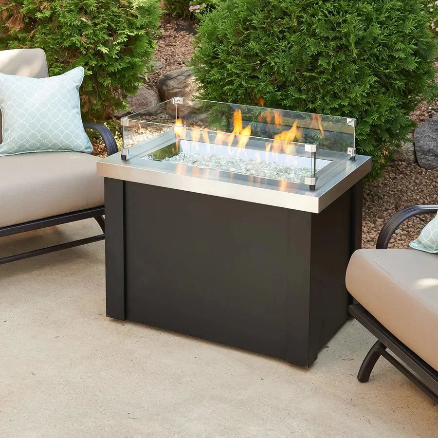 Providence Rectangular Gas Fire Pit Table - Grand Alfresco