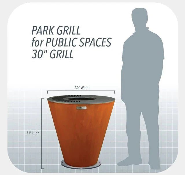 Public Park Grills for Public Spaces and High Traffic Areas - Grand Alfresco