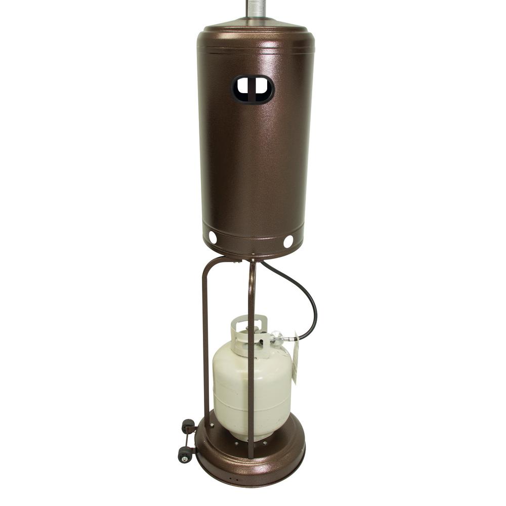 RADtec 96" Real Flame Natural Gas Patio Heater - Antique Bronze Finish (40,000 BTU) - Grand Alfresco