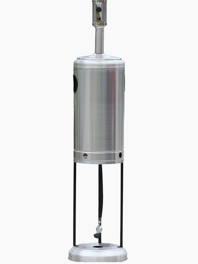 RADtec 96" Real Flame Propane Patio Heater - Stainless Steel Finish (40,000 BTU) - Grand Alfresco