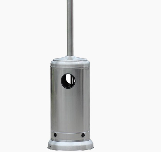 RADtec 96" Real Flame Propane Patio Heater - Stainless Steel Finish (40,000 BTU) - Grand Alfresco