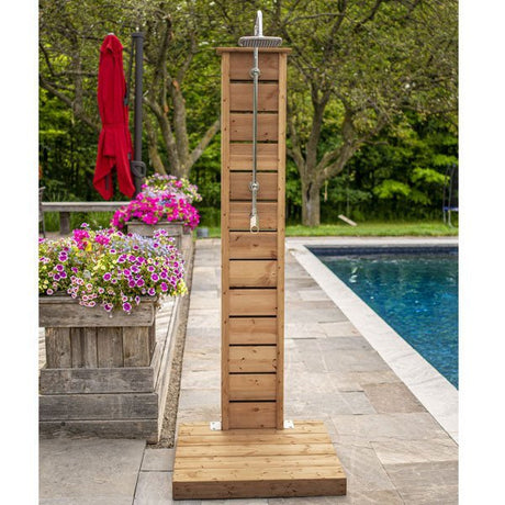 Sunlight Outdoor Shower - Knotty Red Cedar - Grand Alfresco