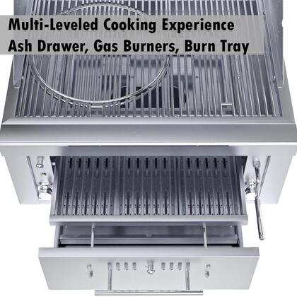 Sunstone - 30 - Inch 3 - Burner Built - In Grill Hybrid - Liquid Propane Gas - SUNCHSZ30IR - Grand Alfresco