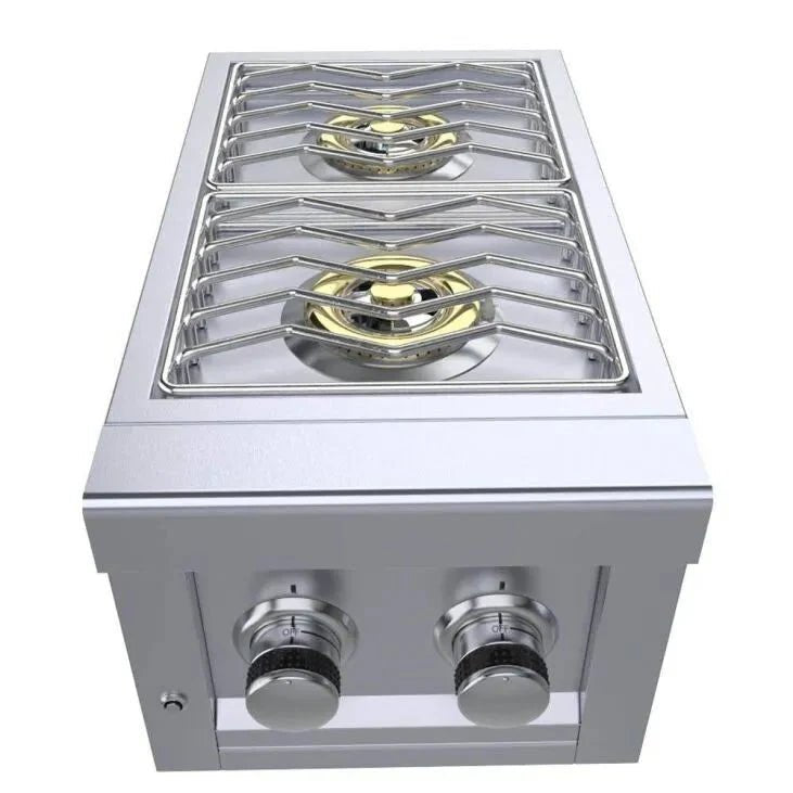 Sunstone Ruby Series 13 Inch Slide in Versa Double Burner – SUN13VDB - Grand Alfresco