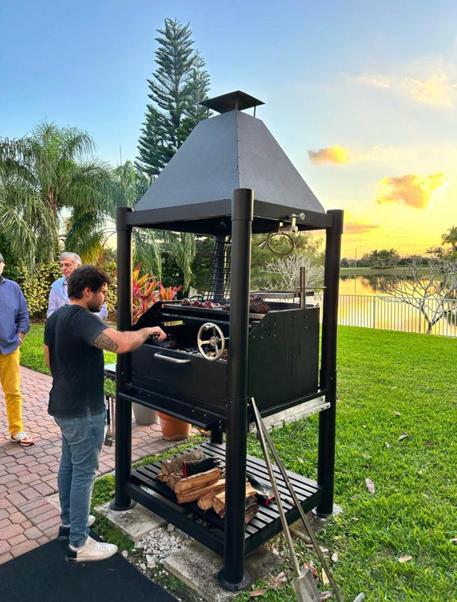 The Beast Argentine Santa Maria Style Wood Fire & Charcoal Gaucho Grill - Grand Alfresco