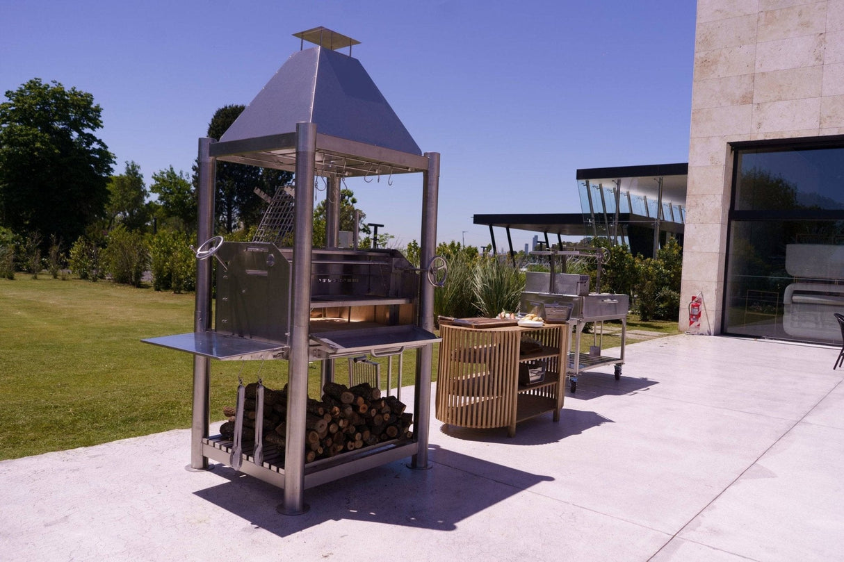 The Beast Argentine Santa Maria Wood Fire & Charcoal Gaucho Grill - Grand Alfresco