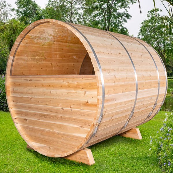 Tranquility MP Barrel Sauna (Electric Heater Sauna) - Grand Alfresco