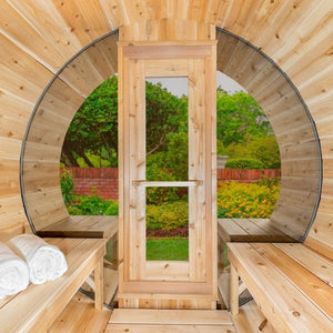 Tranquility MP Barrel Sauna (Electric Heater Sauna) - Grand Alfresco