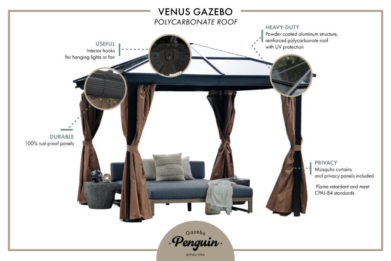 Venus Gazebo - Grand Alfresco