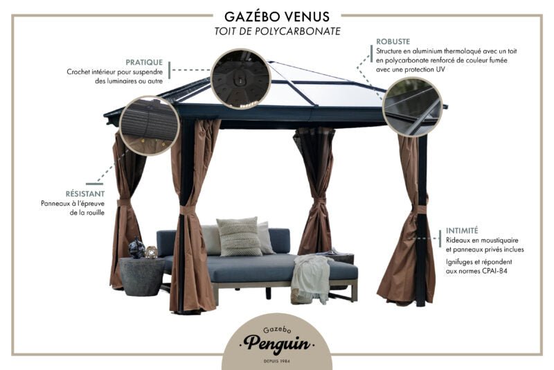 Venus Gazebo - Grand Alfresco