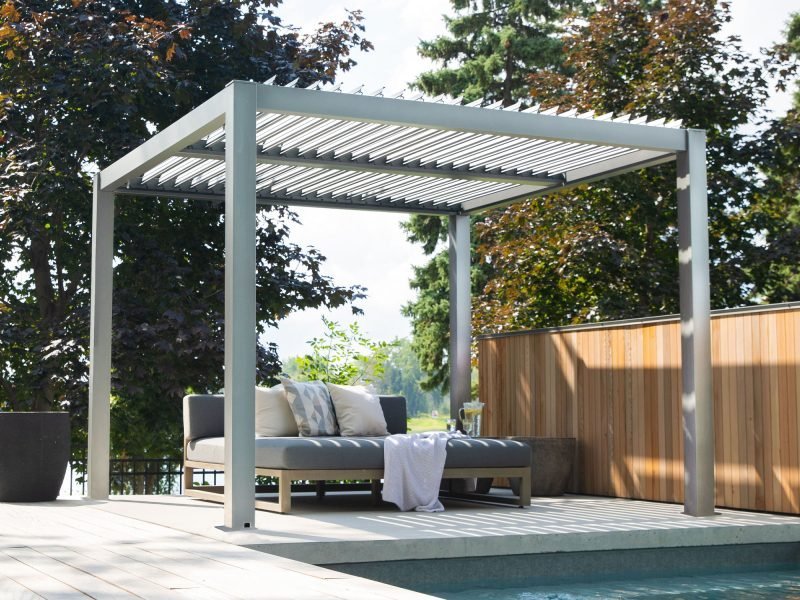 Vikos 10 x10 Aluminum stand alone Pergola - Grand Alfresco