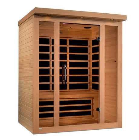 Vila 3 Person Ultra Low EMF FAR Infrared Sauna - Grand Alfresco