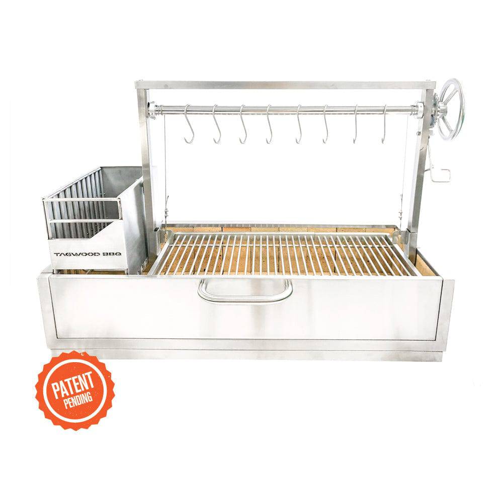 XL Built - in Santa Maria Argentine Wood Fire & Charcoal Gaucho Grill - Grand Alfresco