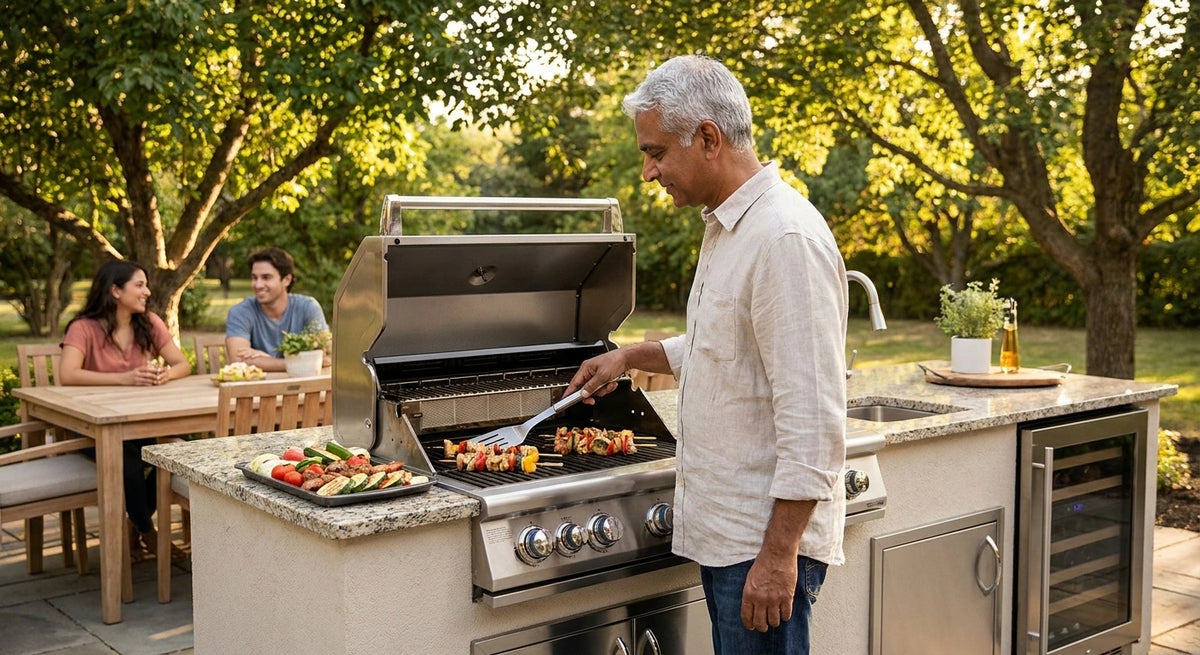 Outdoor Kitchen Island Gas Grill