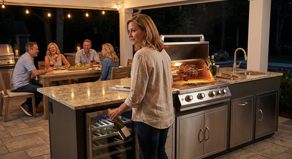 Outdoor Kitchen Island Gas Grill